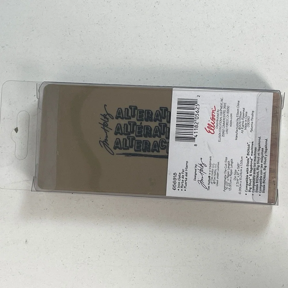 Sizzix Tim Holtz Alterations Iron Gate On the Edge Die 656918 FleurDe Lis Border
